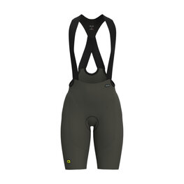 ALÉ Kurze Fahrradhose mit Trägern - VOLTAGE R-EV1 - Grün