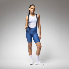 ALÉ Kurze Fahrradhose mit Trägern - VOLTAGE R-EV1 - Blau