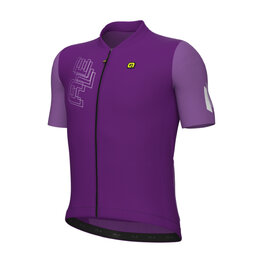 ALÉ Kurzarm Fahrradtrikot - FOLLOW ME PR-E - Lila