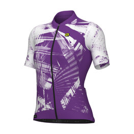 ALÉ Kurzarm Fahrradtrikot - PALM PR-E - Cyclamen/Weiß