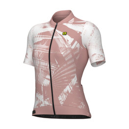 ALÉ Kurzarm Fahrradtrikot - PALM PR-E - Rosa/Weiß