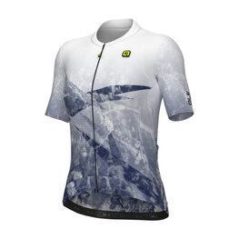 ALÉ Kurzarm Fahrradtrikot - QUARTZ PR-E - Weiß/Blau