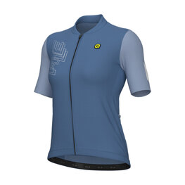 ALÉ Kurzarm Fahrradtrikot - FOLLOW ME PR-E - Blau