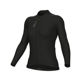 ALÉ Langarm Fahrradtrikot für den Sommer - COLOR BLOCK PRAGMA - Schwarz