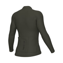 ALÉ Langarm Fahrradtrikot für den Sommer - COLOR BLOCK PRAGMA - Grau