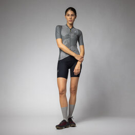 ALÉ Kurzarm Fahrradtrikot - KRAKATOA OFF ROAD - GRAVEL - Grau