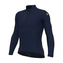 ALÉ Langarm Fahrradtrikot für den Winter - PRAGMA FONDO 3.0 - Blau