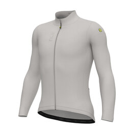 ALÉ Langarm Fahrradtrikot für den Winter - PRAGMA FONDO 3.0 - Weiß