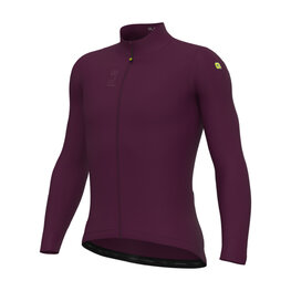 ALÉ Langarm Fahrradtrikot für den Winter - PRAGMA FONDO 3.0 - Lila