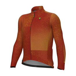 ALÉ Langarm Fahrradtrikot für den Winter - PR-E STELLAR - Orange