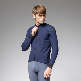 ALÉ Winddichte Fahrradjacke - PRAGMA FONDO 3.0 - Blau/Schwarz