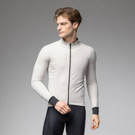 ALÉ Winddichte Fahrradjacke - PRAGMA FONDO 3.0 - Weiß/Schwarz