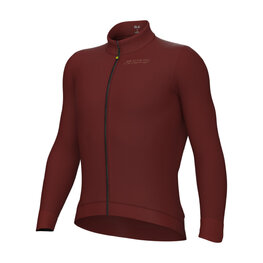 ALÉ Langarm Fahrradtrikot für den Winter - PR-E FOLLOW ME 2.0 - Rot