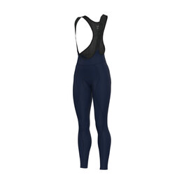 ALÉ Lange Fahrradhose mit Trägern - PRAGMA WINTER - Blau