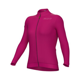 ALÉ Langarm Fahrradtrikot für den Winter - PR-E FOLLOW ME 2.0 LADY - Rosa
