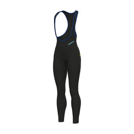 ALÉ Lange Fahrradhose mit Trägern - KLIMATIK K-ATMO 3.0 - Schwarz