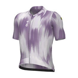 ALÉ Kurzarm Fahrradtrikot - PR-E ARGON - Weiß/Lila