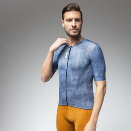 ALÉ Kurzarm Fahrradtrikot - PRAGMA DEEP - Blau