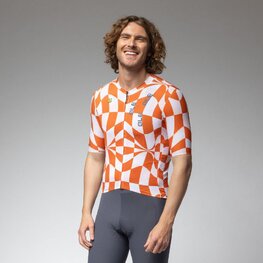 ALÉ Kurzarm Fahrradtrikot - PR-E MULTIVERSO 2.0 - Weiß/Orange