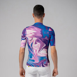 ALÉ Kurzarm Fahrradtrikot - SMOOTHIE - Blau/Lila