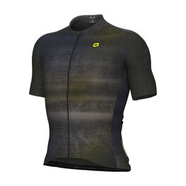 ALÉ Kurzarm Fahrradtrikot - OFF ROAD - GRAVEL TRACCIA - Schwarz/Gelb/Lila