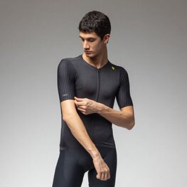 ALÉ Kurzarm Fahrradtrikot - EARTHY STYLE 2.0 PR-E - Schwarz