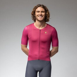 ALÉ Kurzarm Fahrradtrikot - EARTHY STYLE 2.0 PR-E - bordeaux