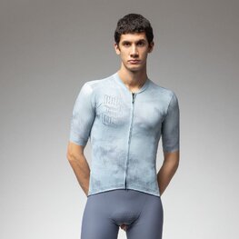 ALÉ Kurzarm Fahrradtrikot - FOLLOW ME 2.0 PR-E - Hellblau