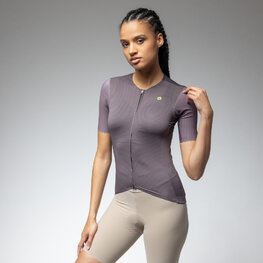 ALÉ Kurzarm Fahrradtrikot - EARTHY STYLE 2.0 PR-E - Lila
