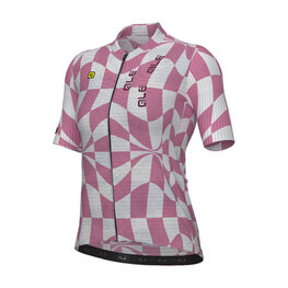 ALÉ Kurzarm Fahrradtrikot - MULTIVERSO 2.0 PR-E - Weiß/Rot