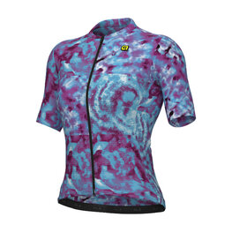 ALÉ Kurzarm Fahrradtrikot - PR-E CLOROFILLA - Blau/Lila