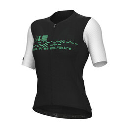 ALÉ Kurzarm Fahrradtrikot - MEGABYTE 2.0 PR-E - Schwarz/Weiß