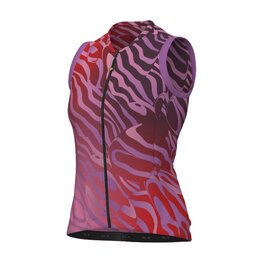 ALÉ Ärmelloses Fahrradtrikot - PRAGMA SURFACE PR-E - Rosa/Rot