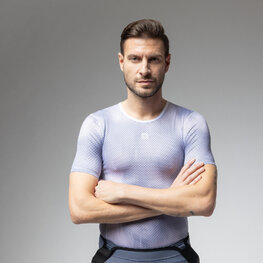 ALÉ Kurzarm Fahrrad-Shirt - INTIMO ARGON - Grau