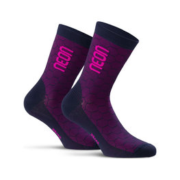 NEON Klassische Fahrradsocken - NEON 3D - Rosa/Blau