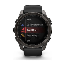 GARMIN Smartwatch - FENIX 8 AMOLED SAPPHIRE 51 mm - Schwarz
