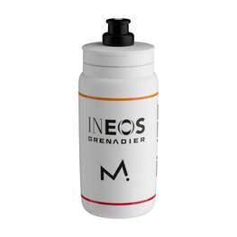 ELITE Fahrrad-Wasserflasche - FLY 550 INEOS GRENADIER 2025 - Weiß