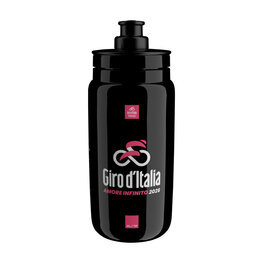 ELITE Fahrrad-Wasserflasche - FLY GIRO D'ITALIA BLACK MAP 550 ML 2026 - Schwarz