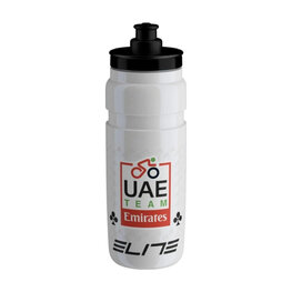 ELITE Fahrrad-Wasserflasche - FLY 750 UAE TEAM EMIRATES 2025 x - Weiß/mehrfarbig