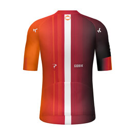 GOBIK Kurzarm Fahrradtrikot - ODYSSEY INEOS GRENADIERS 2025 - Orange/Rot