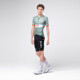 GOBIK Kurzarm Fahrradtrikot - ODYSSEY NETCOMPANY INEOS 26 - Grün/Orange