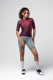 GOBIK Kurzarm Fahrradtrikot - ATTITUDE 2.0 - bordeaux