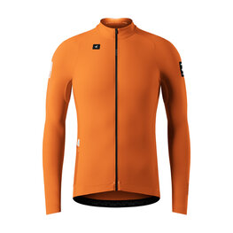 GOBIK Langarm Fahrradtrikot für den Winter - PACER SOLID 2.0 - Orange