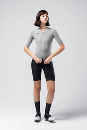 GOBIK Kurzarm Fahrradtrikot - CX SOLID - Grau