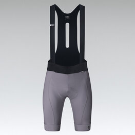 GOBIK Kurze Fahrradhose mit Trägern - ABSOLUTE 7.0 - Grau