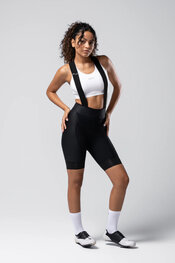 GOBIK Kurze Fahrradhose mit Trägern - ABSOLUTE 6.1 - Schwarz