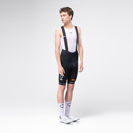 GOBIK Kurze Fahrradhose mit Trägern - LANCER NETCOMPANY INEOS 26 - Schwarz
