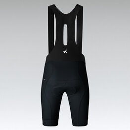 GOBIK Kurze Fahrradhose mit Trägern - ABSOLUTE  7.0 COMPACT - Schwarz