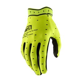 100% SPEEDLAB Langfinger-Fahrradhandschuhe - RIDEFIT - Gelb