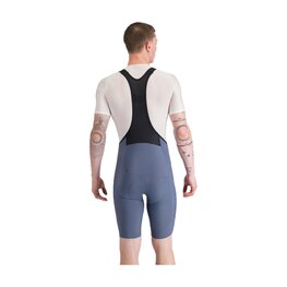 SPORTFUL Kurze Fahrradhose mit Trägern - PULSE - Blau